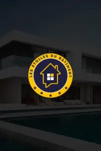 a logo on a building