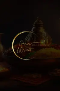 a bowl of food and a candle