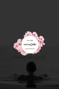 a person looking at a logo